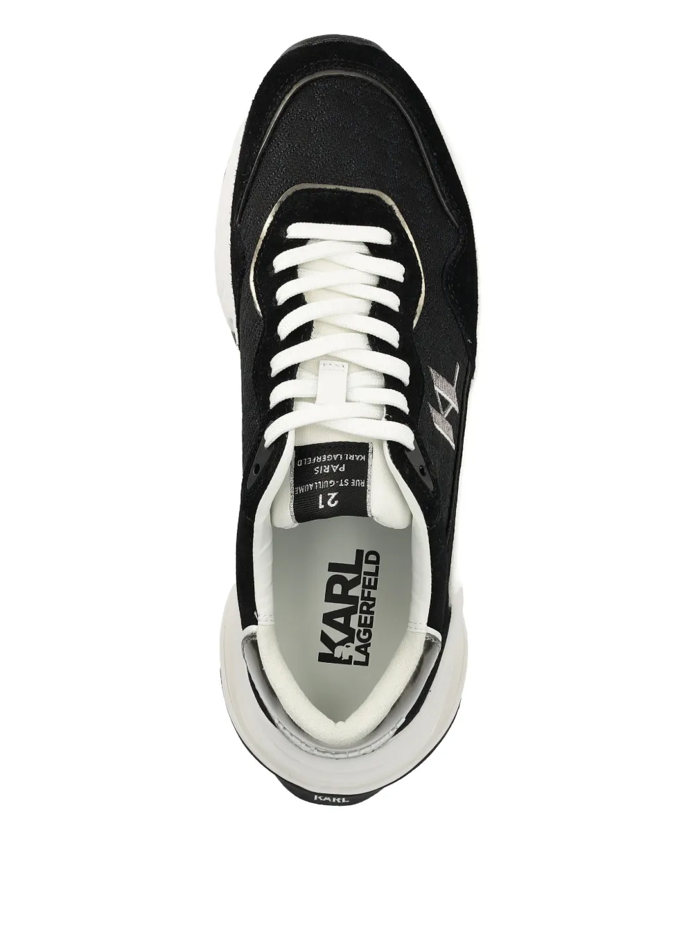 Karl Lagerfeld Lux Finesse trainers Black