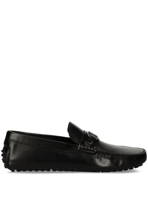 Karl Lagerfeld logo-plaque loafers