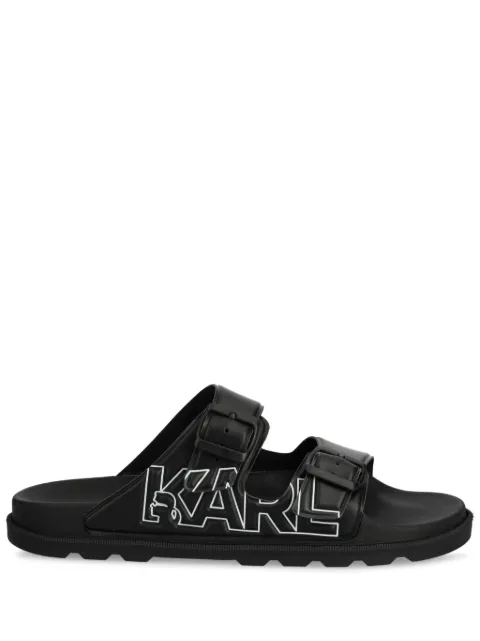 Karl Lagerfeld Kondo Tred 2-Strap Slides