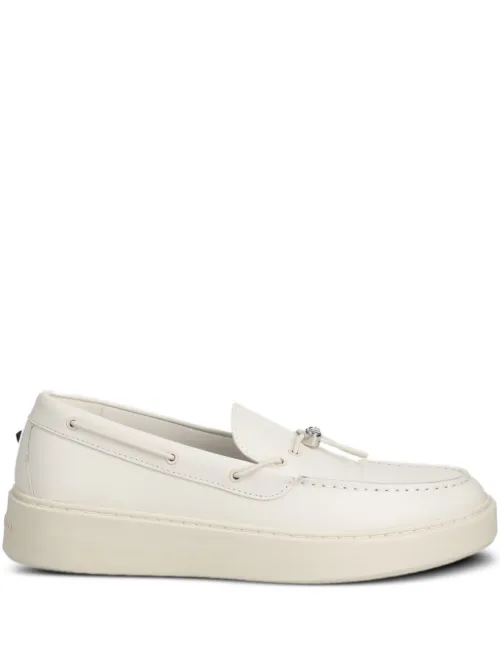 Chaussures bateau en cuir - Karl Lagerfeld - Modalova