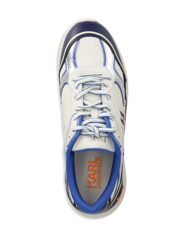 Karl Lagerfeld KL Monogram Sneakers | White | FARFETCH JO