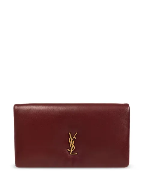 Saint Laurent large Calypso leather wallet