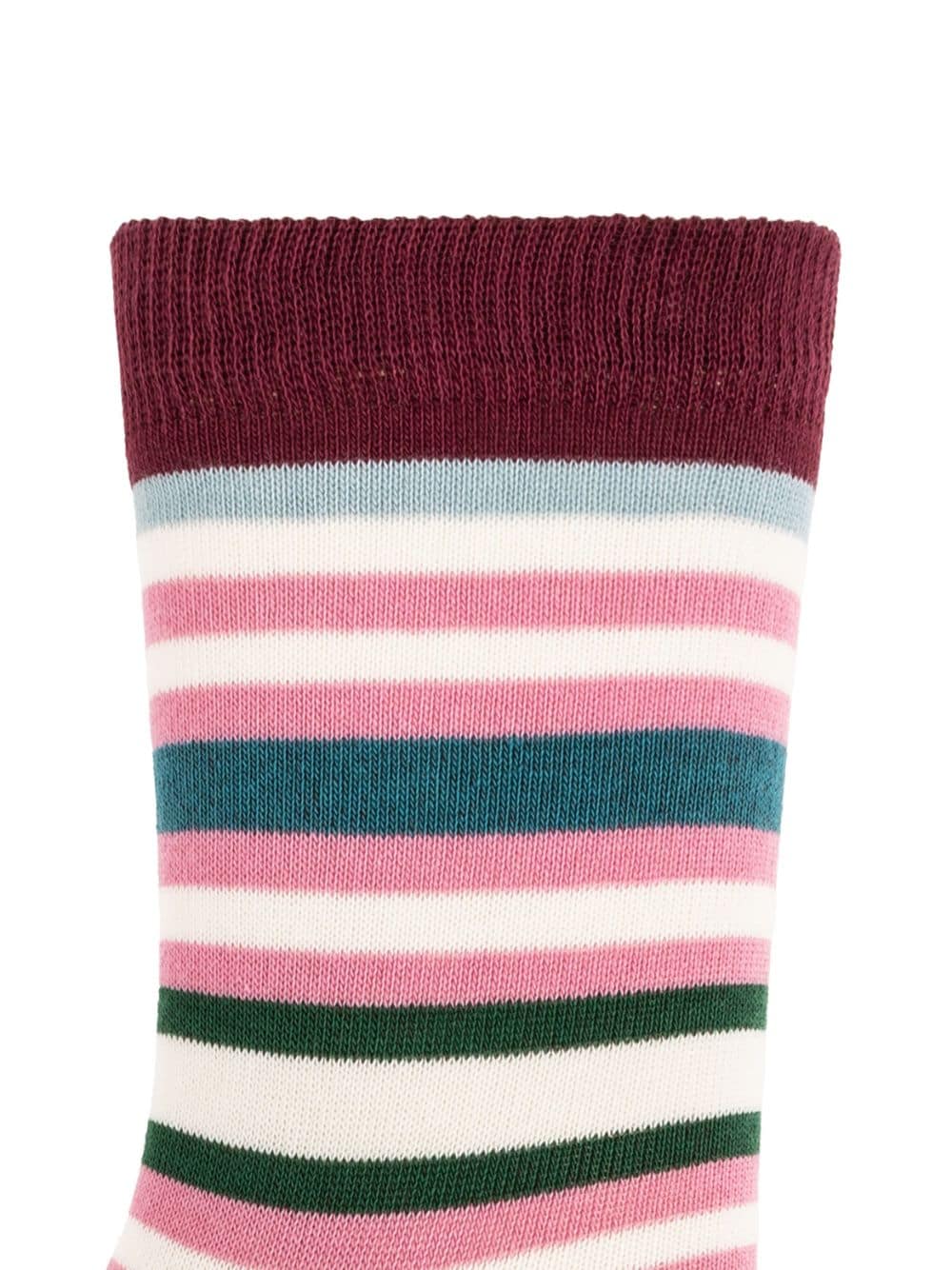 Shop Paul Smith Intarsia-knit Cotton Socks (set Of Three) In Grey