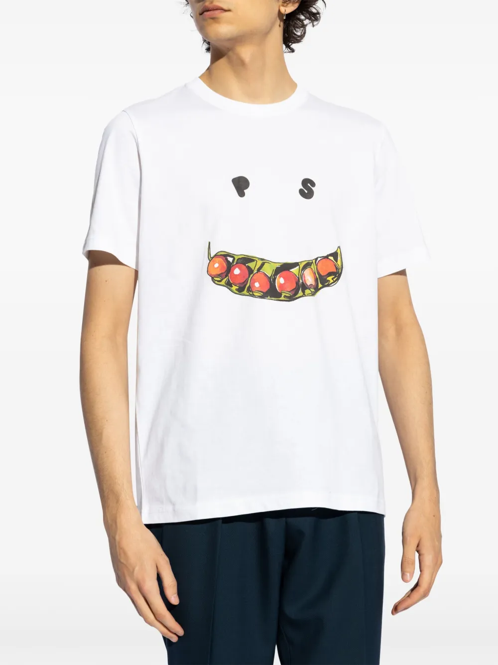 PS Paul Smith T-shirt met print Wit