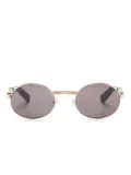 Cartier Eyewear Giverny oval-frame sunglasses - Black