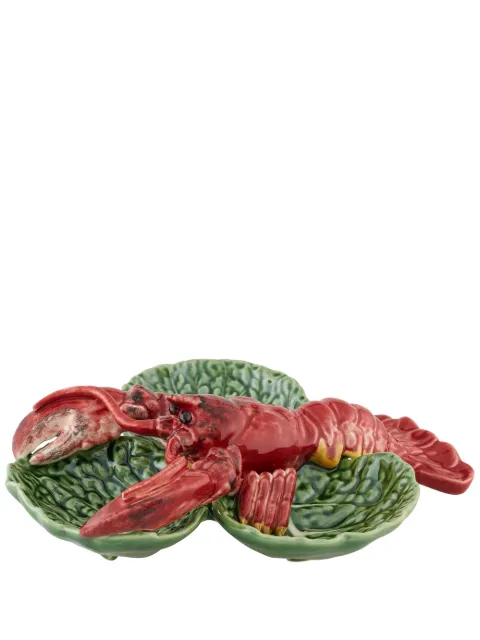 Bordallo Pinheiro plato de aperitivo Cabbage Lobster