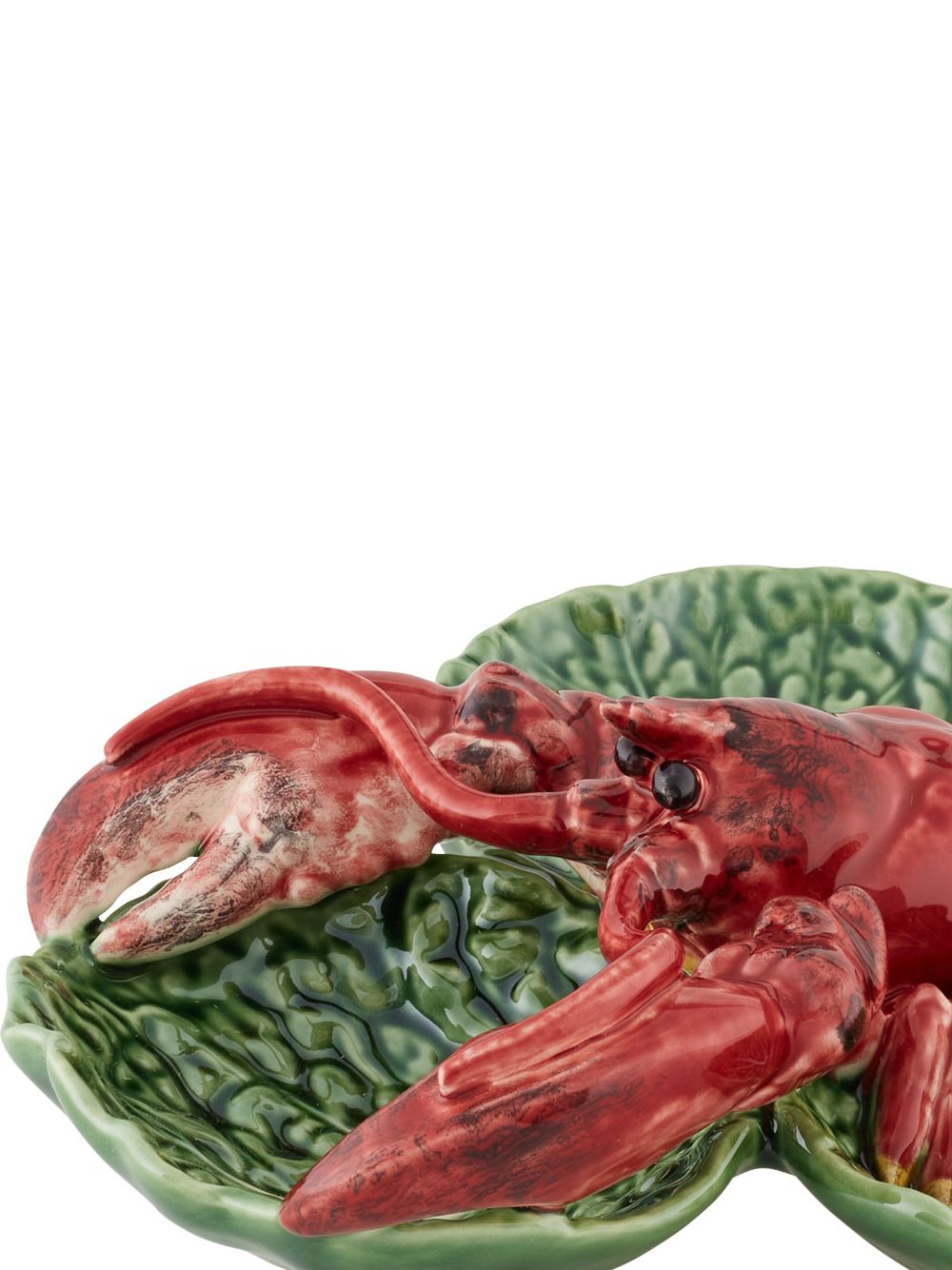 Bordallo Pinheiro Cabbage Lobster appetizer plate - Groen