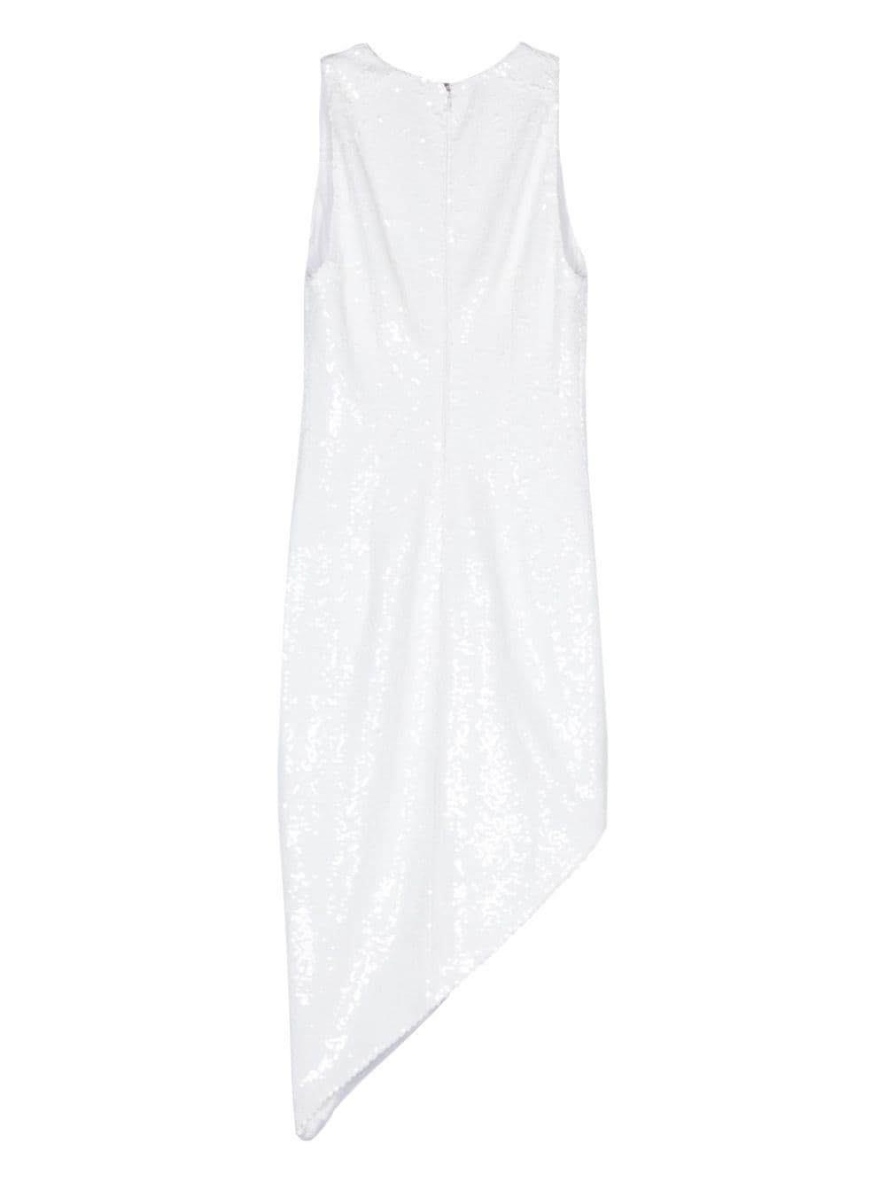 Genny Midi-jurk verfraaid met pailletten Wit