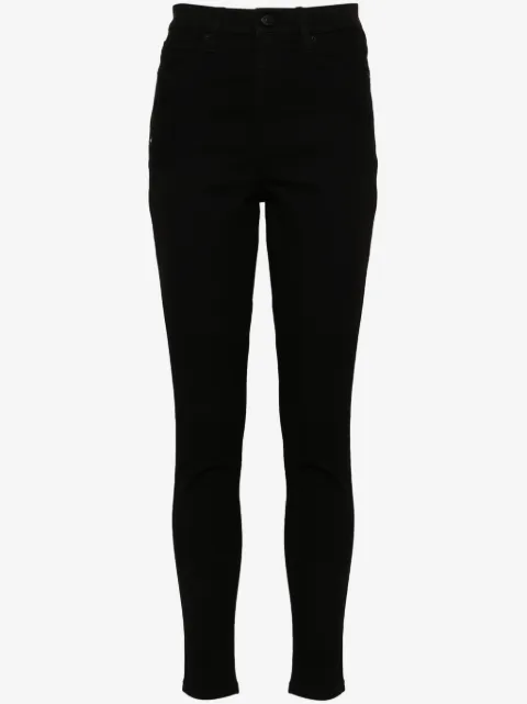 DKNY logo-patch jeans