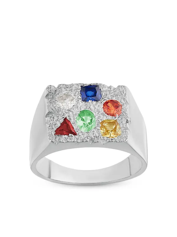 bleue burnham Cottage Rose サファイア リング Bleue Burnham Cottage Rose サファイア リング | シルバートーン