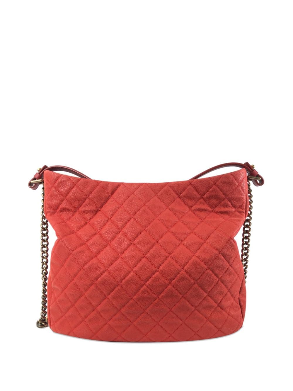 CHANEL Pre-Owned 2012-2013 Caviar Country Chic Hobo satchel - Rood