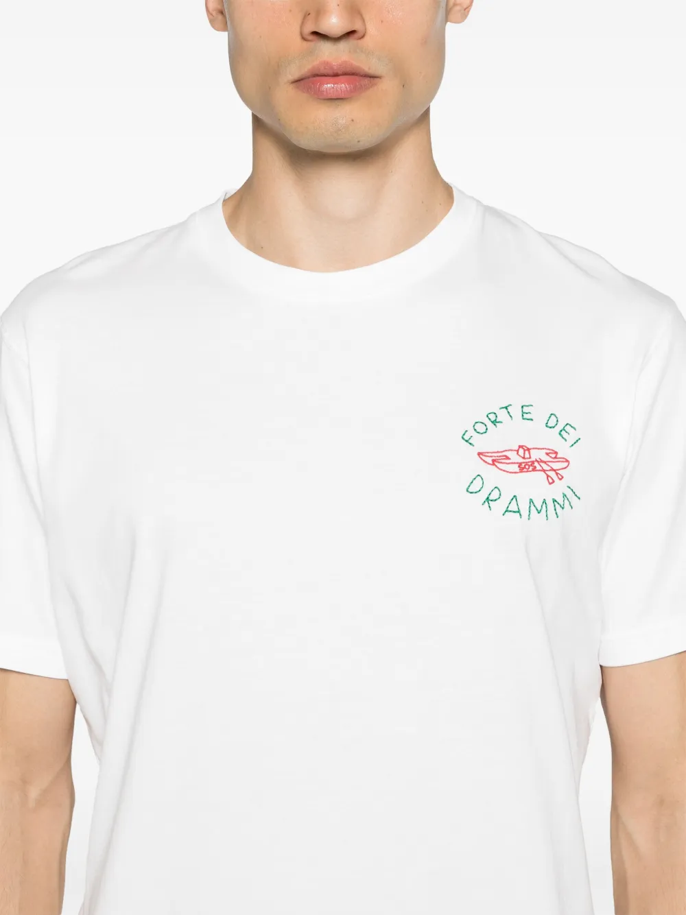 Shop Mc2 Saint Barth X Insulti Luminosi Cotton T-shirt In White