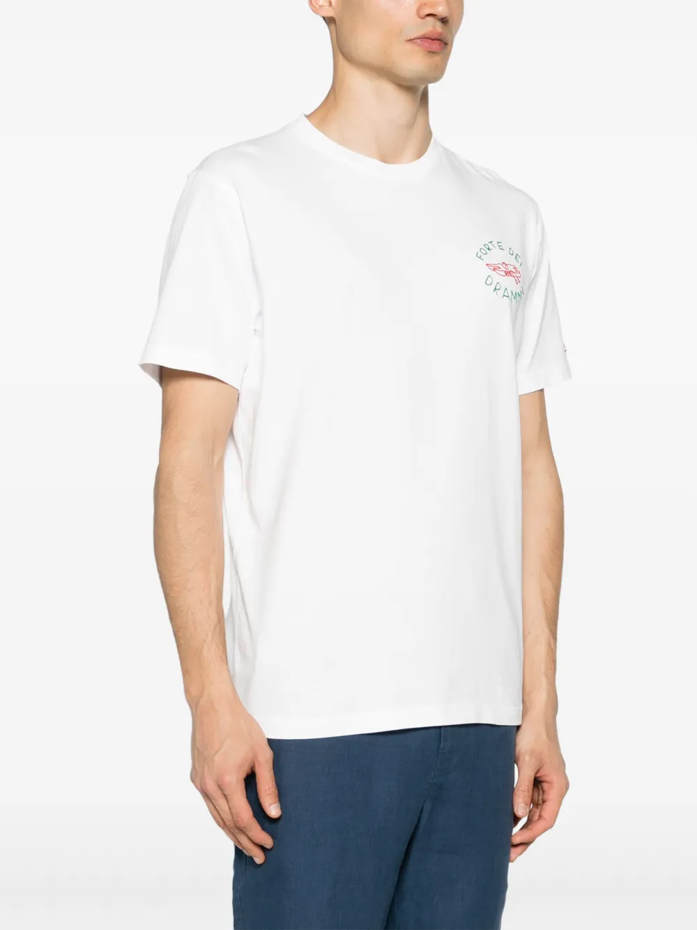 Shop Mc2 Saint Barth X Insulti Luminosi Cotton T-shirt In White