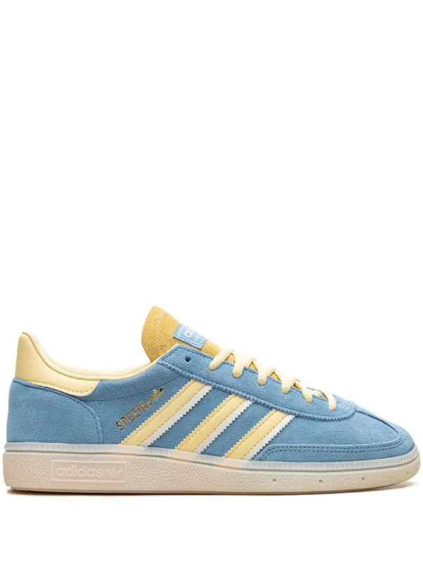 ★adidas★ Handball Special Blue Yellow Size 13 - adidas Handball Spezial Semi Blue Burst Yellow for