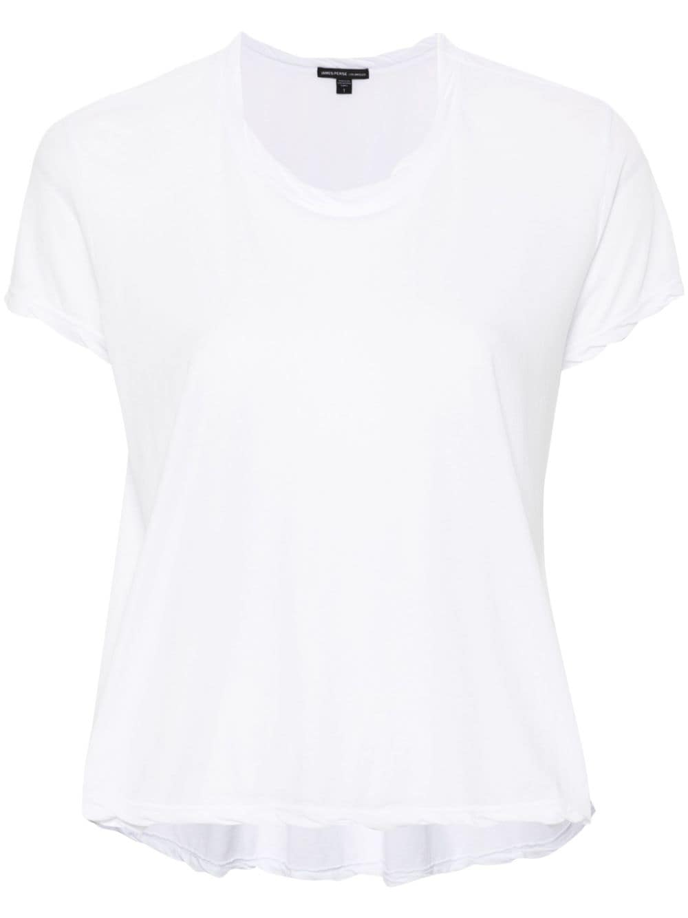 James Perse Short-sleeve Cotton T-shirt In White