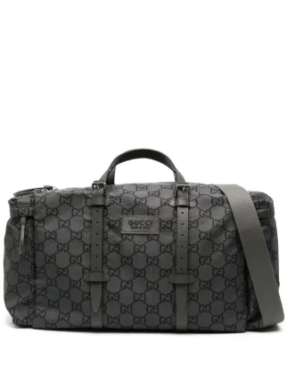 Gucci Maxi GG Supreme print Holdall Grey FARFETCH SA