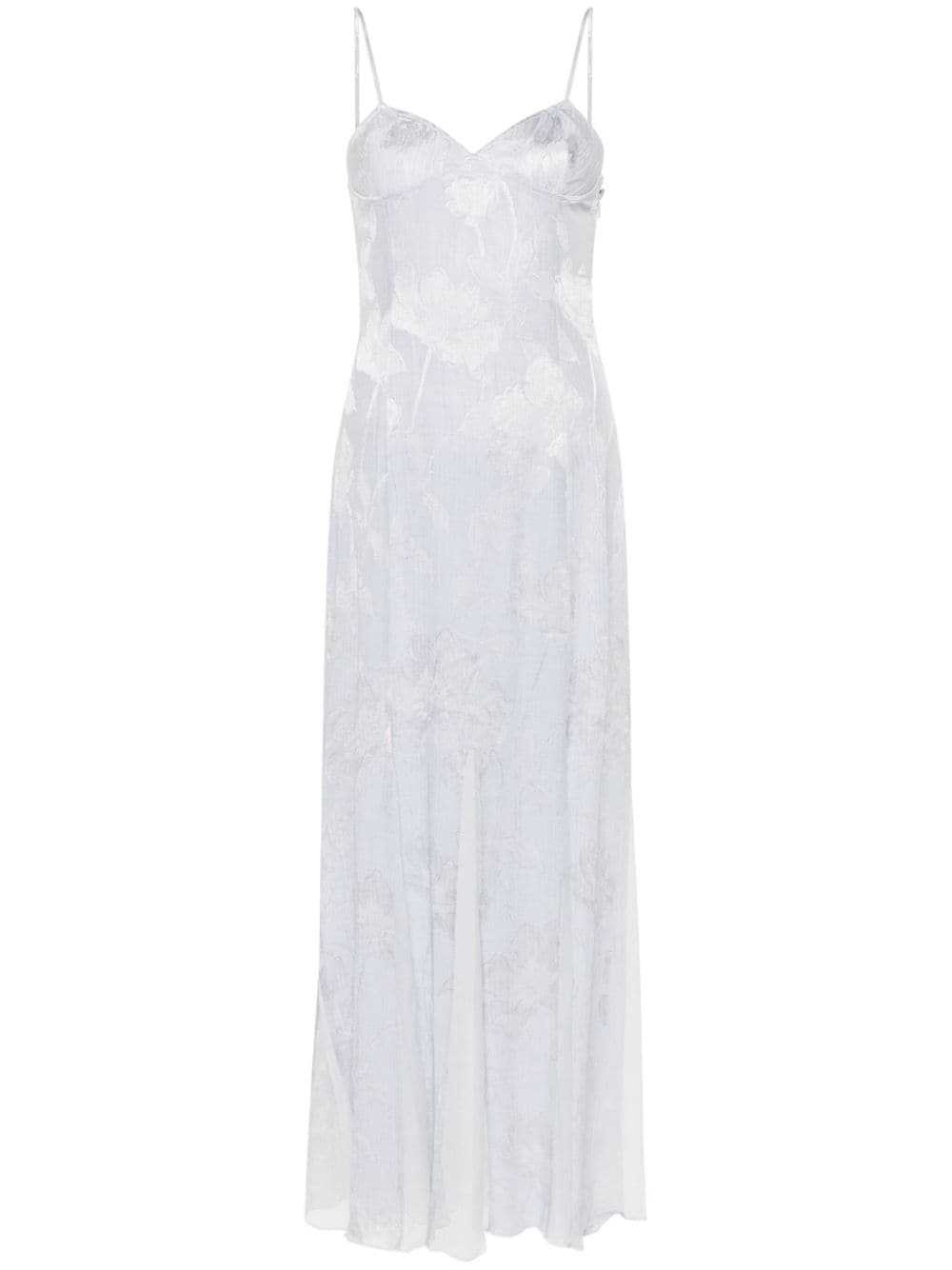Paloma Wool Maddox Patterned-jacquard Dress In White