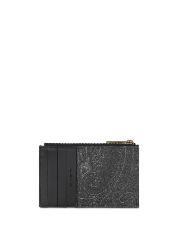 ETRO Paisley coin-pocket Wallet | Grey | FARFETCH