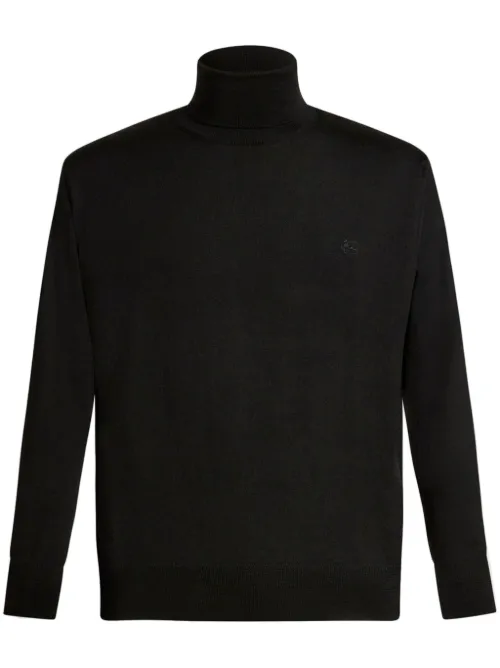 ETRO pull à applique Pegaso - Noir - ETRO - Modalova