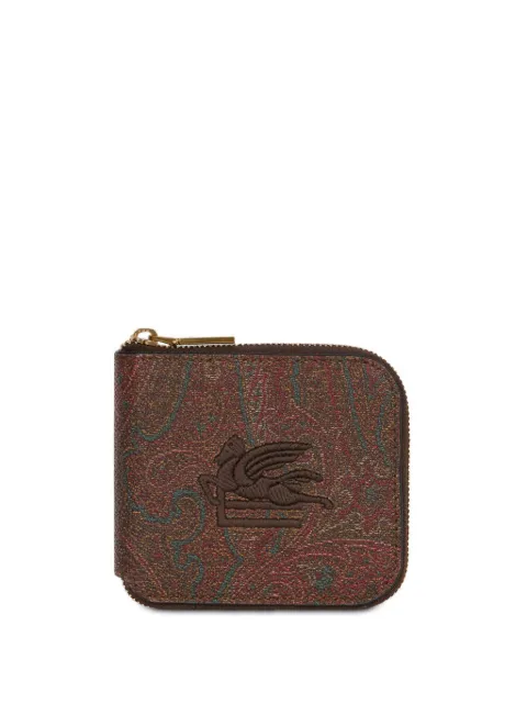ETRO cartera con motivo de cachemira en jacquard