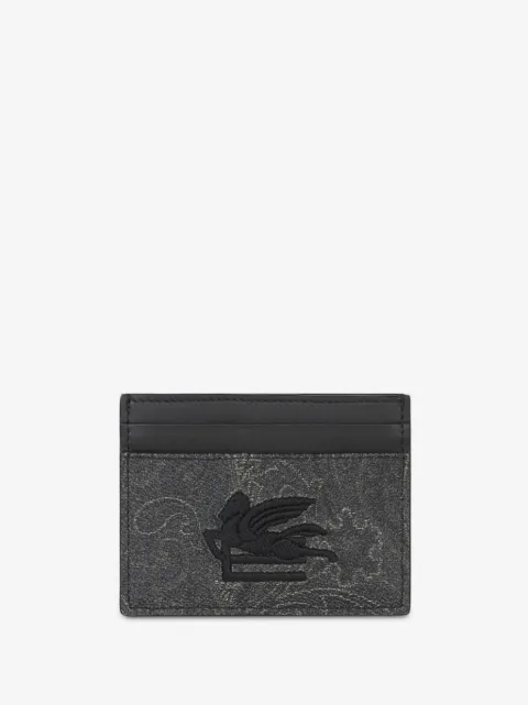 ETRO paisley-print cotton-blend cardholder 