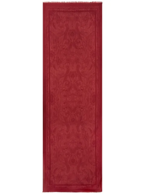 ETRO frayed paisley-print scarf
