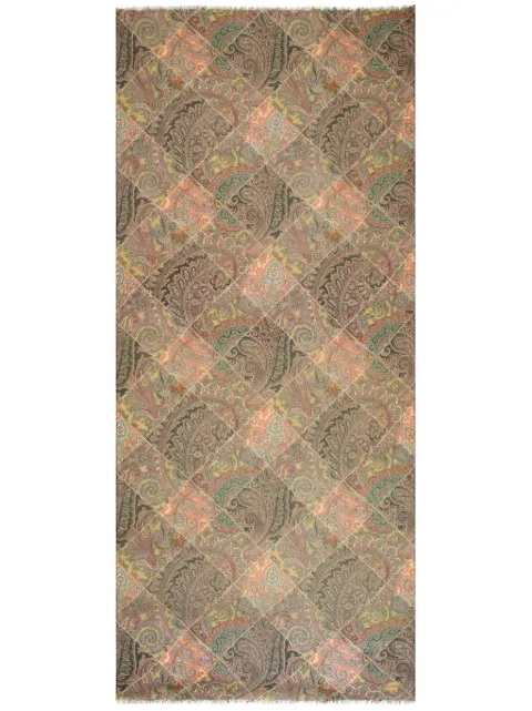 ETRO printed cashmere scarf 