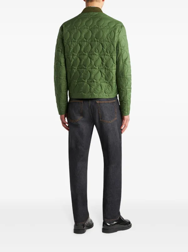 ETRO paisley-quilt Bomber Jacket | Green | FARFETCH UK