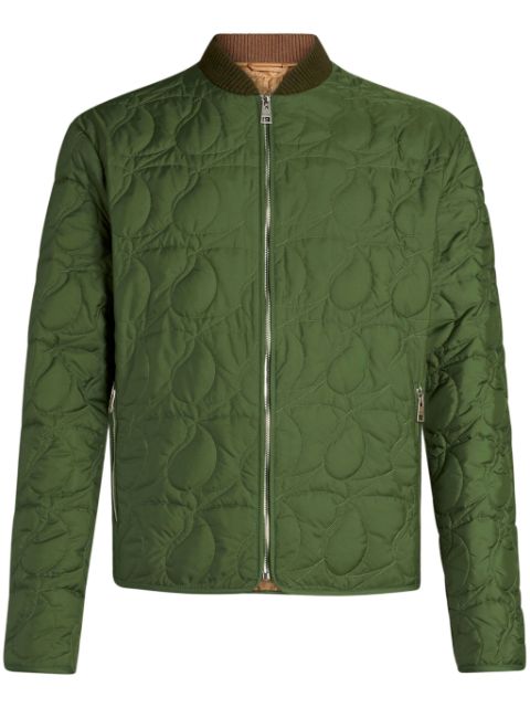 ETRO paisley-quilt bomber jacket Men