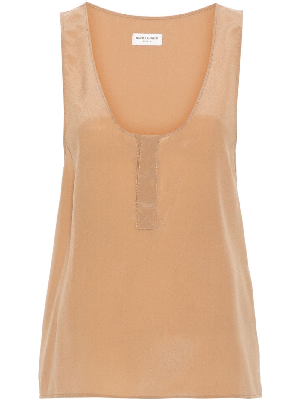 Image 1 of Saint Laurent sleeveless silk top