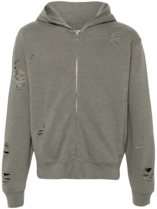 Acne Studios ジップアップ パーカー | グリーン | FARFETCH JP