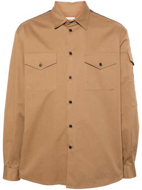 Alexander McQueen loo-tape cotton overshirt Men