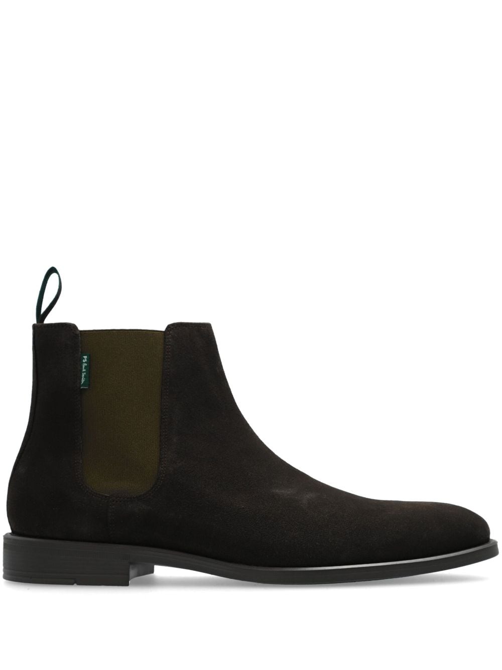 Ps By Paul Smith Cedric Suede Ankle Boots In Black