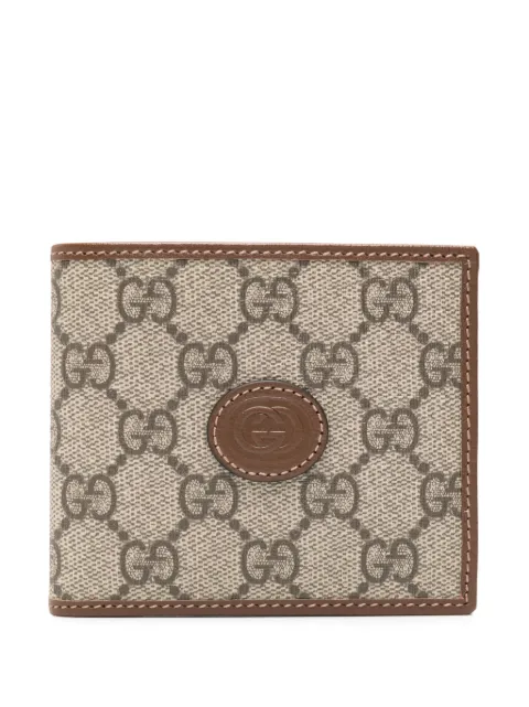 Gucci GG Supreme-canvas bi-fold wallet