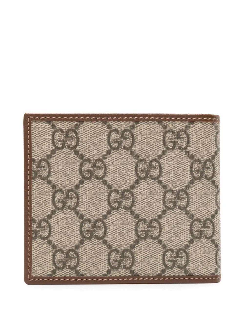 Gucci Portemonnee met logoplakkaat Beige