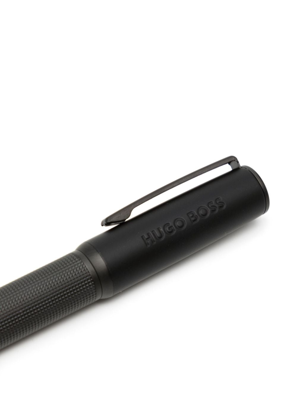 Shop Hugo Boss Arche Iconic Ballpoint Pen In Black