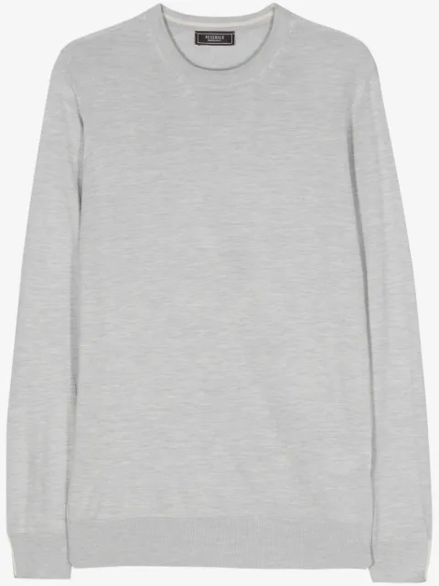Peserico fine-ribbed mélange jumper