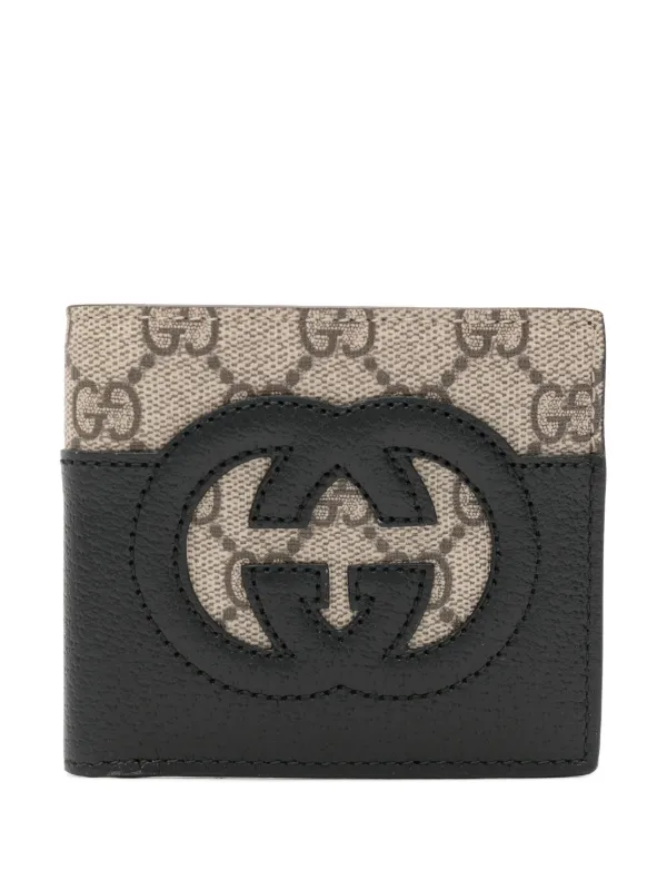 Gucci Interlocking G cut out Wallet Black FARFETCH CA