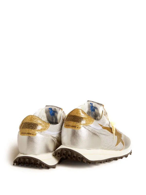 Golden goose glitter trainers on sale