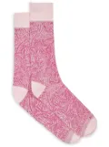 ETRO paisley-jacquard socks - Pink