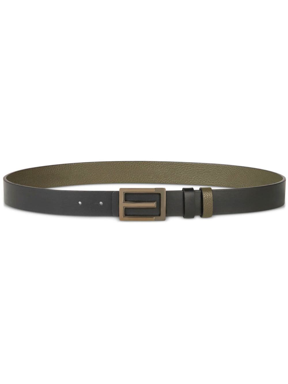 Etro Reversible Leather Belt In Brown