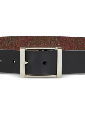 (新品正規)ETRO エトロ ベルト ターコイズ Eバックルレザーベルト 三越伊勢丹 | ETRO/エトロ_Men通販 | ウーブン レザー ベルト