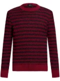 ETRO crew-neck wool jumper - Red