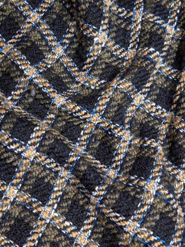 ETRO チェック フーデッドジャケット | ブルー | FARFETCH JP