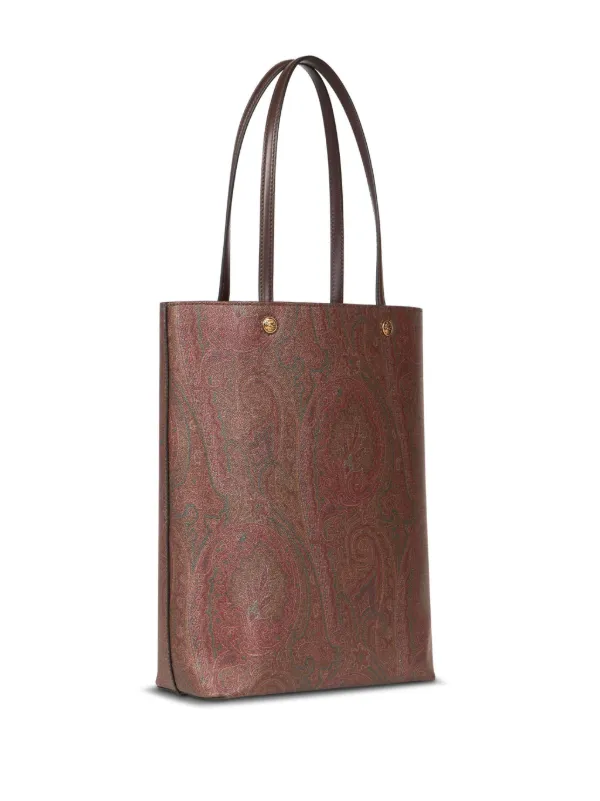 ETRO ペイズリーハンドバッグ | ブラウン | FARFETCH JP