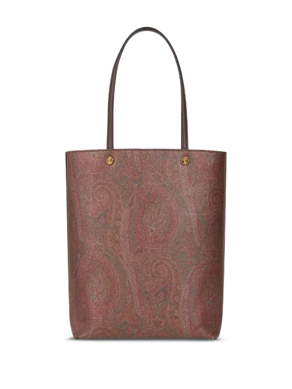 ETRO ペイズリーハンドバッグ | ブラウン | FARFETCH JP