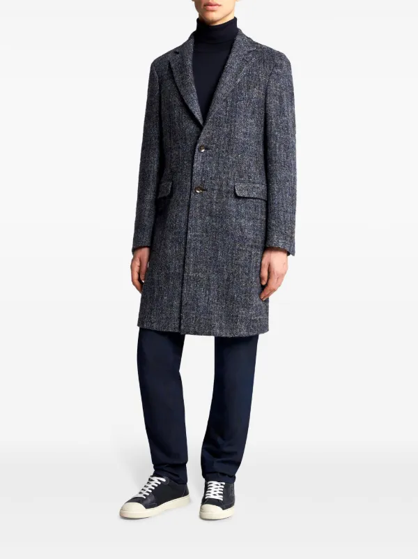 ETRO シングルコート | ブルー | FARFETCH JP