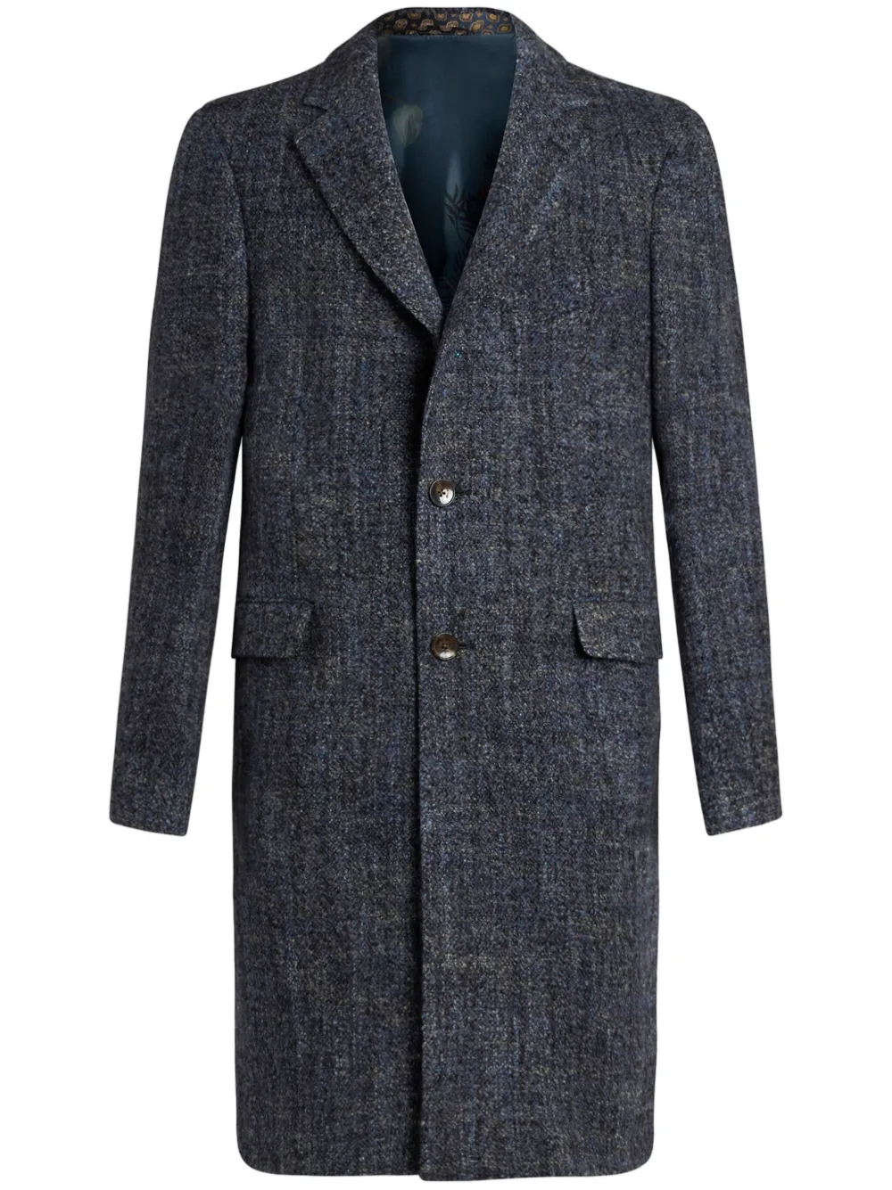 Manteau Droit Femme Boutonné - Trench-coat Long/mi-long En Coton - Coupe Ajustée, Manches Longues (Café, Taille M)