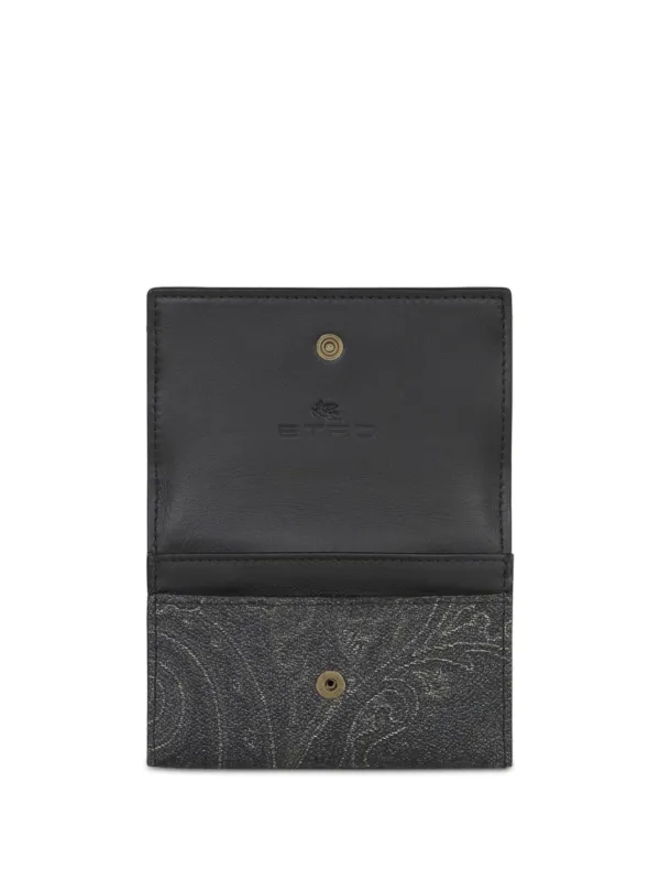 ETRO Portafoglio Con Stampa Paisley | Nero | FARFETCH IT