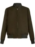 ETRO zip-up wool bomber jacket - Green